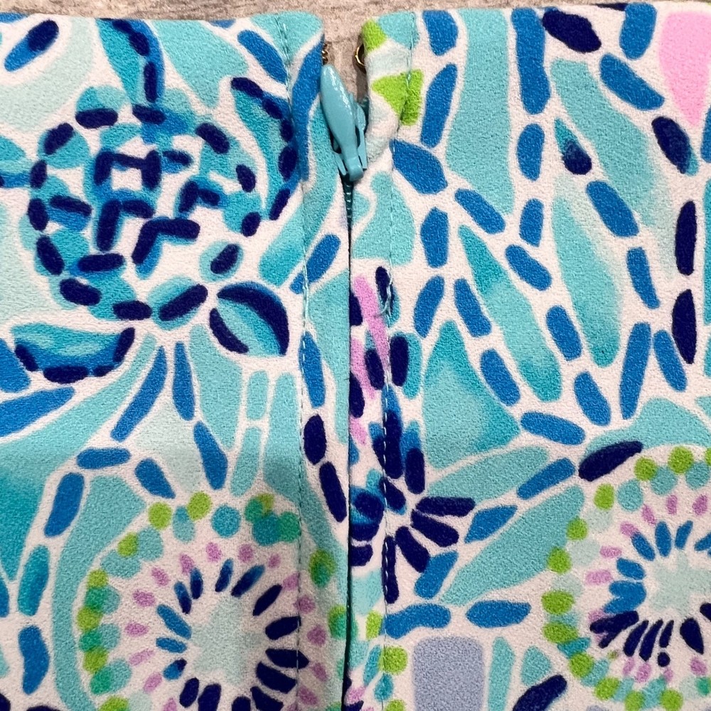 Lilly Pulitzer Pearl Romper Blue Ibiza 6 - Picture 9 of 9